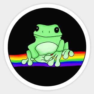 Pride Frog Sticker